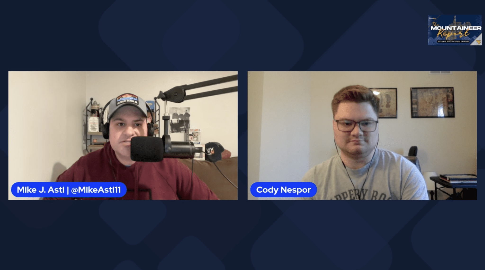 Mike Asti and Cody Nespor on Mountaineer Report